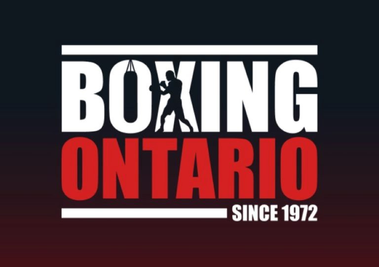 Boxing Ontario Logo Blue Red